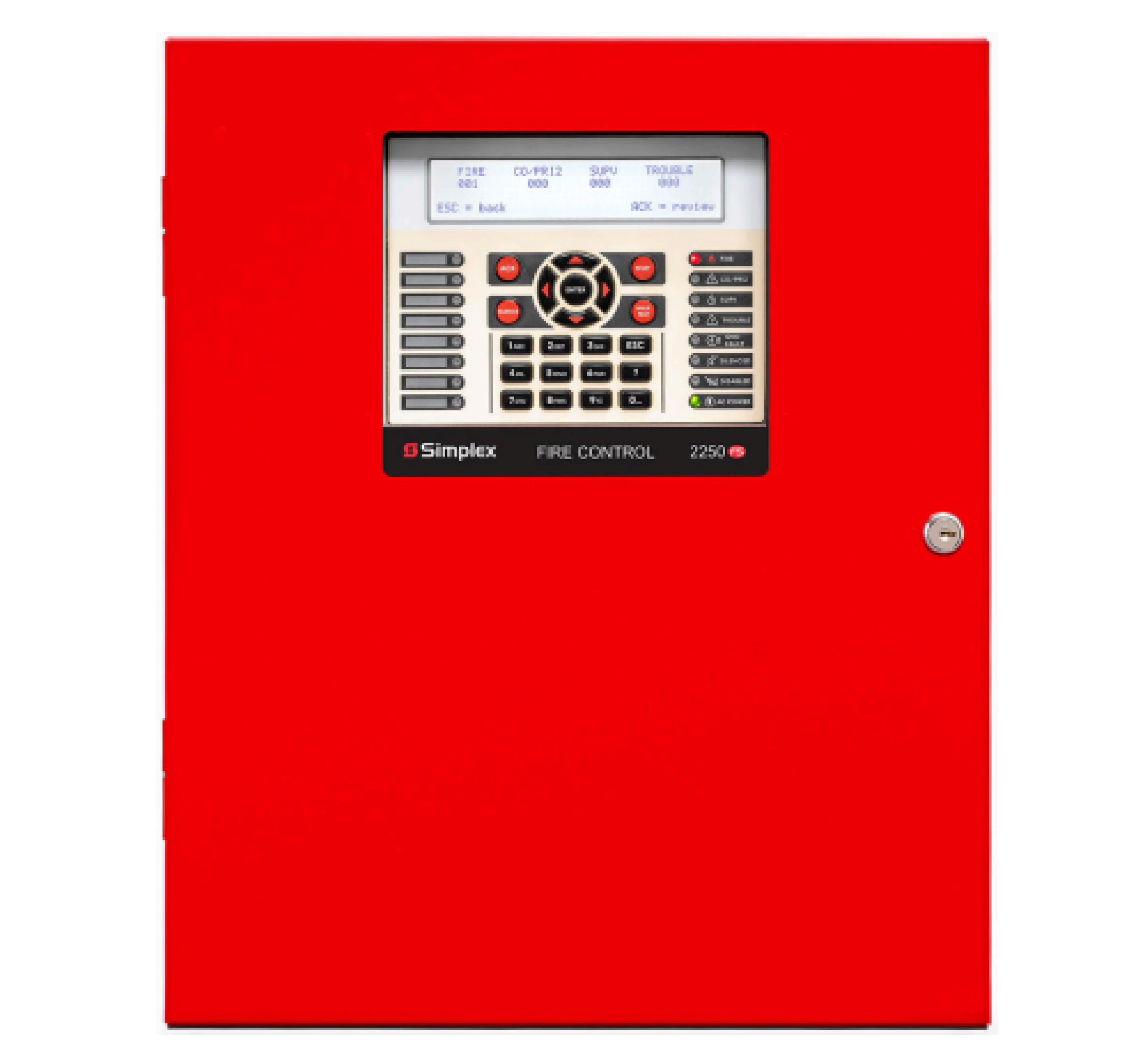 2250FS_Mesa-de-trabajo-1 PANEL CONTRA INCENDIO DIRECCIONABLE 2250FS 250 DIRECCIONES MX & 4 NAC AUTOCALL - Imagen 1