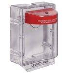 STOPPER II W/HORN & SPACER – RED HORN, CLEAR SPACER