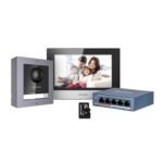 KIT VIDEO PORTERO C/DS-KD8003, DS-KH6320, SWITCH Y SD CARD - HIK VISION
