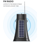 MEGAFONO RECARGABLE SOLAR BLUETOOTH INALAMBRICO GRABA NC15 - Imagen 2