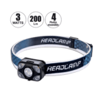 Linterna Frontal LED Recargable 3W 4 Modos OP-3672 OPALUX