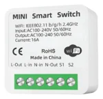 INTERRUPTOR MINI SMART SWITCH / WIFI 2.4 GHZ / ENTRADA: 100-240V | OF01_X