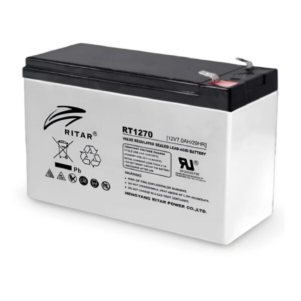BATERIA RITAR 12V 7AH AGM VRLA | RT-1270