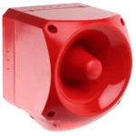 INDICADOR LUMINOSO Y ACÚSTICO LED KLAXON NEXUS 110, 24 → 48 V AC, ROJO, INTERMITENTE, 116dB @ 1m, IP66