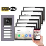 KIT VIDEO PORTERO IP 6 DEPARTAMENTOS KIT HIKVISION | DS-VP-EDIF_KIT6