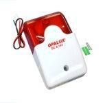 SIRENA ESTROBO PEQUEÑA OPALUX 12VDC DE ALTA POTENCIA 100DB | GL10