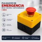 PULSADOR DE EMERGENCIA ROJO YUS IP54 / ANTICORROSIVO | EB03
