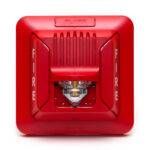 SIRENA CON LUZ ESTROBO MIRCOM 24V PARA PARED | FHS-400-RR