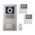 KIT DE VIDEOPORTERO DE 2 DEPARTAMENTOS DRC-2UC - COMMAX