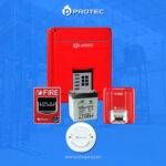 KIT CONTRA INCENDIO LINSEG FX4 PANEL 5 ZONAS CON 1 DETECTORES DE HUMO, ESTACIÓN MANUAL Y SIRENA ESTROBOSCÓPICA