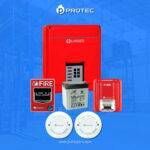 KIT CONTRA INCENDIO LINSEG FX4 PANEL 5 ZONAS CON 2 DETECTORES DE HUMO, ESTACIÓN MANUAL Y SIRENA ESTROBOSCÓPICA