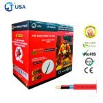 CABLE DE ALARMA DE INCENDIO APANTALLADO FPLR 2X18 AWG DE COBRE, CHAQUETA FR-LSZH, 300MTR. LT USA | LT-P2X18
