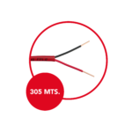 CABLE CONTRA INCENDIO 2X18 DIMAX FPLR PVC UL LSZH ROJO 305M | T013 - Imagen 2