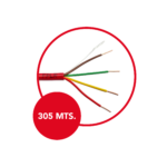 CABLE CONTRA INCENDIO 4X22 DIMAX FPLR PVC UL LSZH ROJO 305M | T014 - Imagen 2