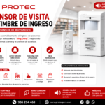 SENSOR DE VISITA Y TIMBRE DE INGRESO