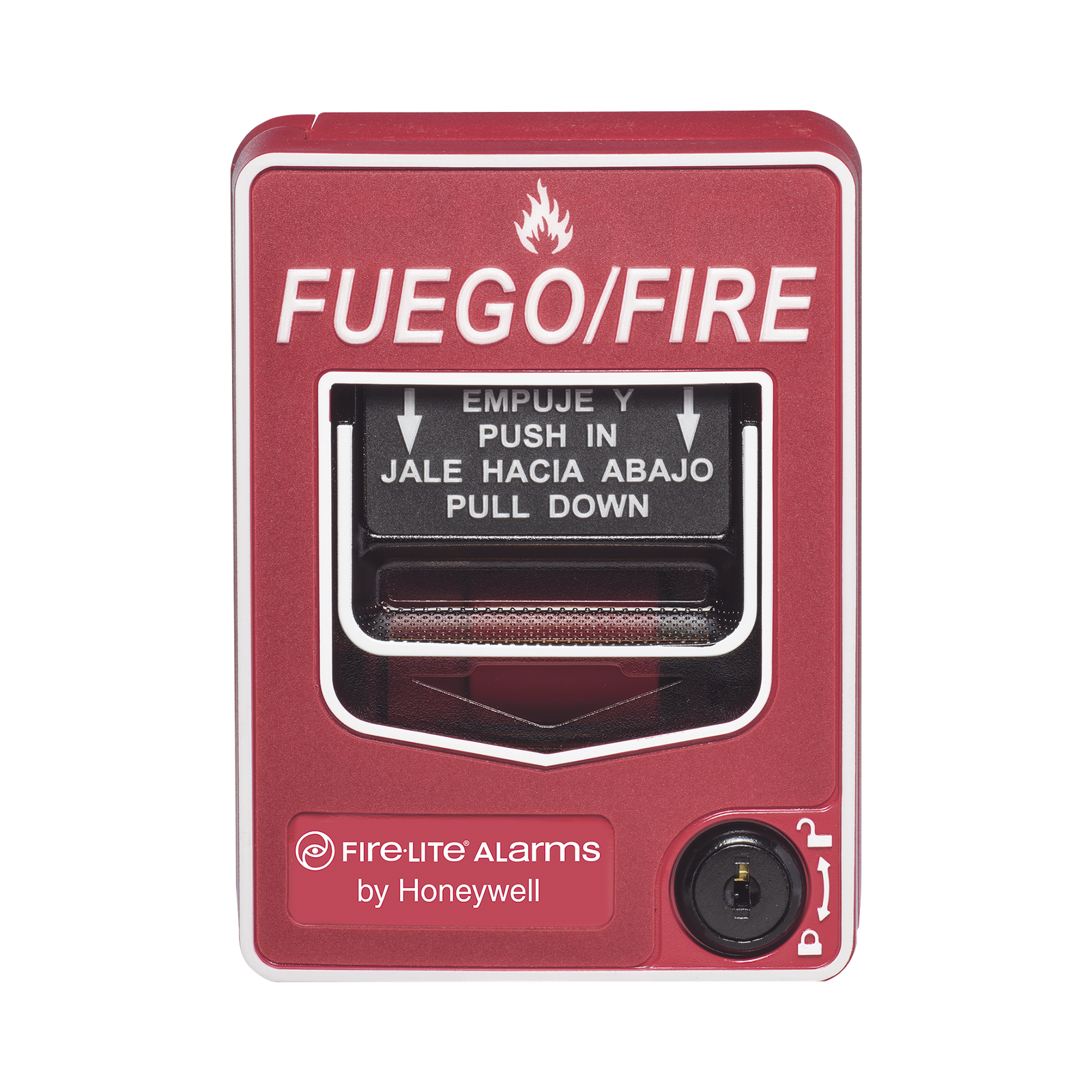 BG12LXSP-FRENTE-h ESTACIÓN MANUAL DIRECCIONABLE DOBLE ACCIÓN CON LLAVE FIRE-LITE | BG-12LXSP - Imagen 1