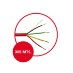 CABLE CONTRA INCENDIO 4X18 DIMAX FPLR PVC UL ROJO 305M | T015 - Imagen 2