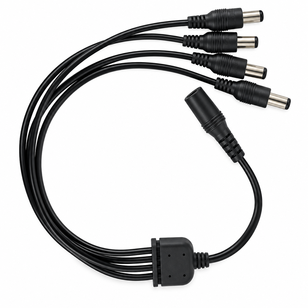 Cable divisor DC negro de 1 a 4 CONECTOR DC PULPO X4 | DCOO-4 - Imagen 1