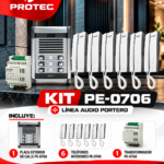 KIT INTERCOMUNICADOR DE 06 PUNTOS BELCOM | PE-0706 / PE-0740