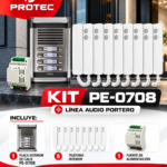 KIT INTERCOMUNICADOR DE 08 PUNTOS BELCOM | PE-0708 / PE-0730