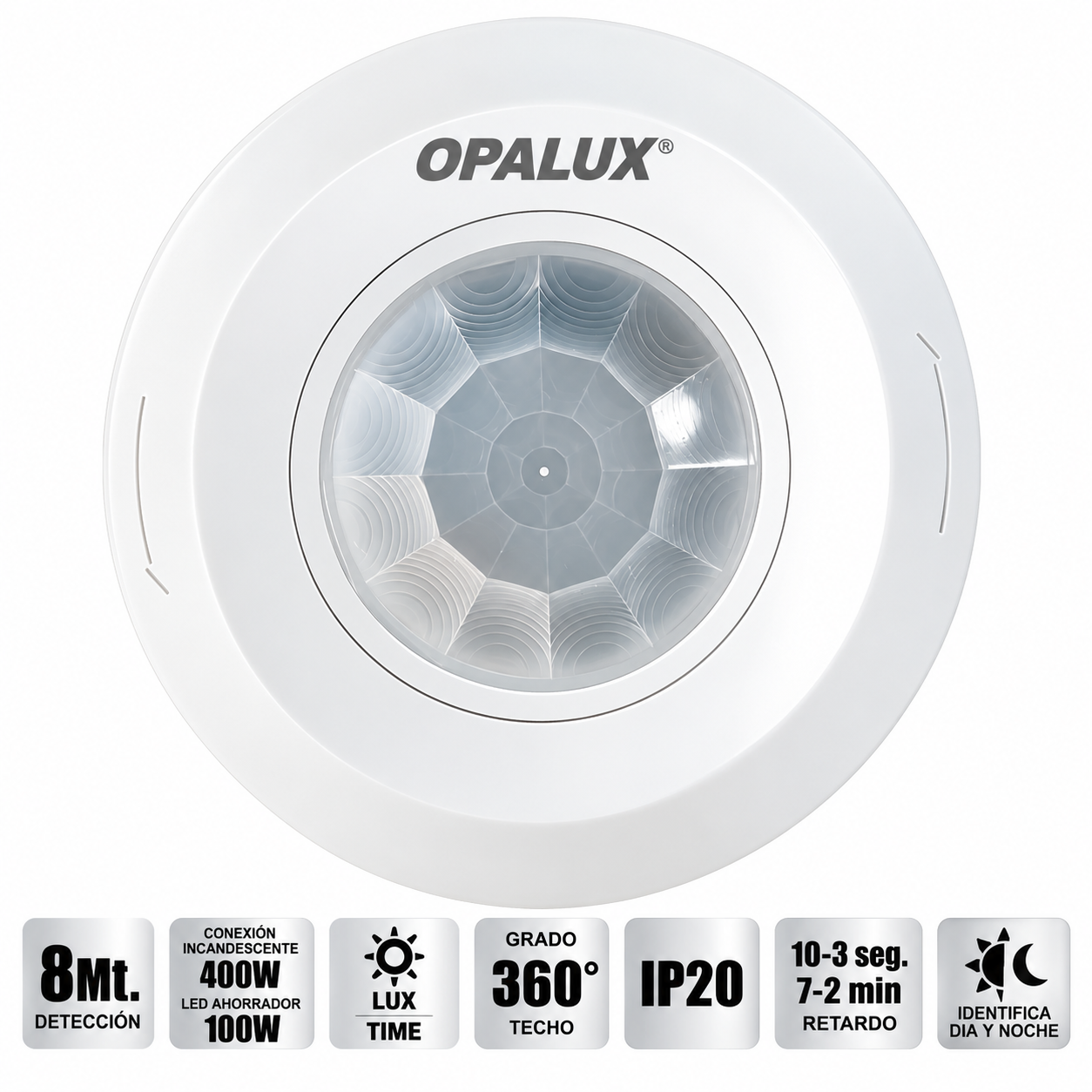 Sensor de Movimiento OPALUX 360° SENSOR DE MOVIMIENTO 220VAC 360° OPALUX | ST-05M - Imagen 1